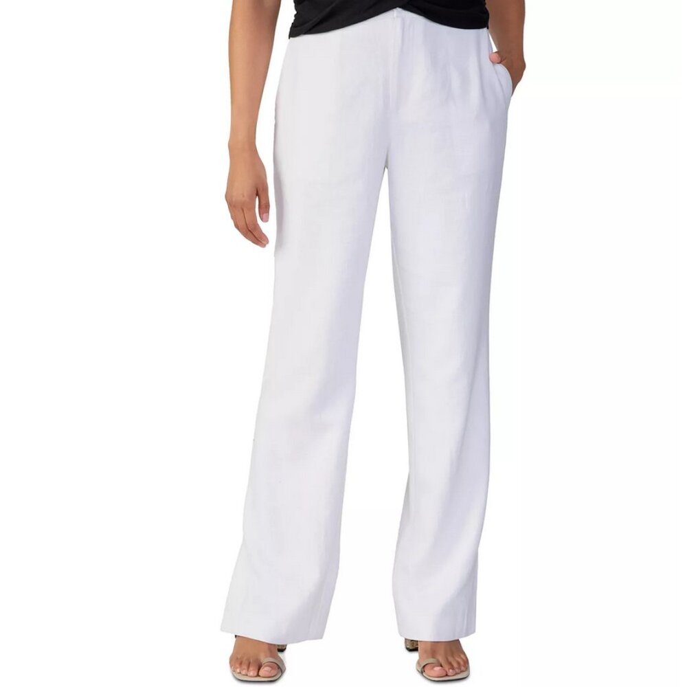 Sanctuary Women's Noho Slit-Ankle Straight-Leg Pants